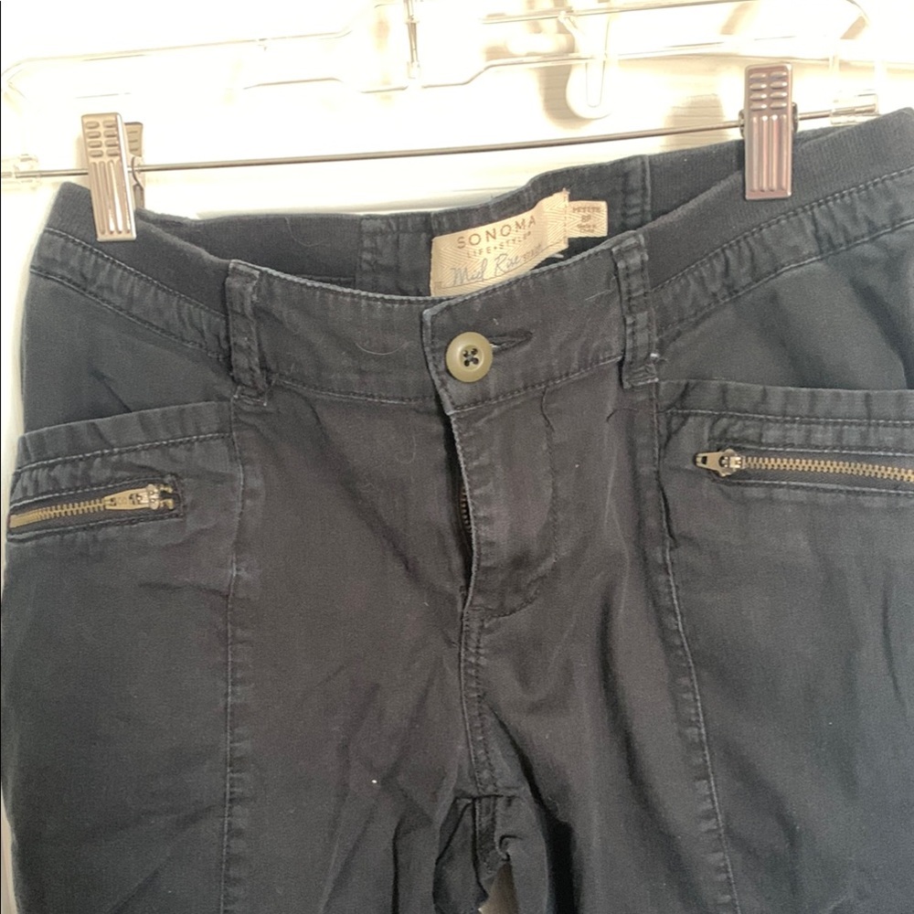 Black casual pants